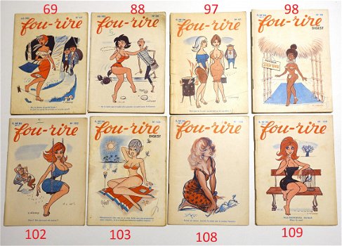 Fou-Rire Digest - jaren 50/60 Diverse nrs (prijs per stuk) - 3