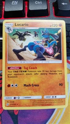 Lucario  117/236  Rare  SM Unified Minds