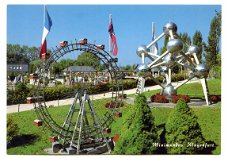 C017 Klagenfurt Minimundus Riesenrad Wenen Oostenrijk en Atomium 58 te Brussel