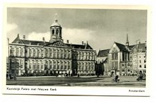 C024 Amsterdam Koninklijk Paleis met Nieuwe Kerk / Noord Holland