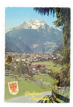 C052 Mayrhofen Zillertal Blick auf Grunberg / Oostenrijk - 1