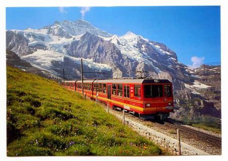 C058 Kleine Scheidegg Jungfraubahn met Trein / Zwitserland - 1