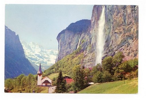 C070 Lauterbrunnen mit Staubbach / Zwitserland - 1