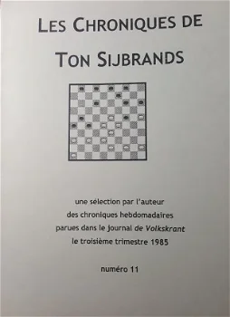 Les Chroniques de Ton Sijbrands, 11 - 1