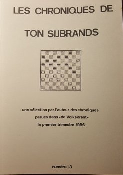 Les Chroniques de Ton Sijbrands, 13 - 1