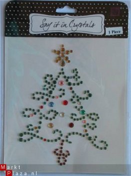 OPRUIMING: say it in crystals Xl christmas tree - 1