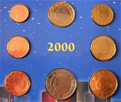 Belgie, UNC euro introset 1999-2000-2001 - 4