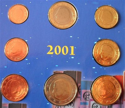 Belgie, UNC euro introset 1999-2000-2001 - 6