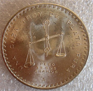 Mexico 1980, 1 ounce plata pura, zilver - 1