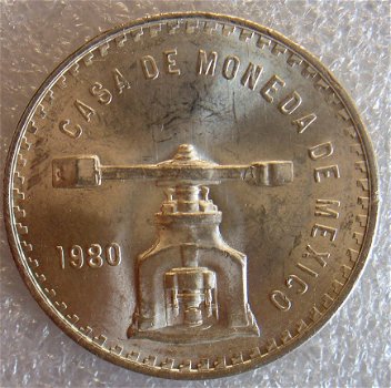 Mexico 1980, 1 ounce plata pura, zilver - 2