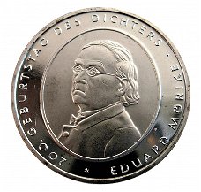 Duitsland 10 Euro, 2004, Eduard Mörike, zilver .925