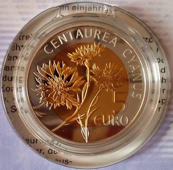 Luxemburg 5 euro 2016 korenbloem, zilver - 3