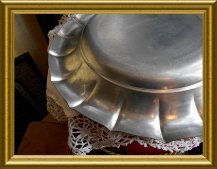 Nog een mooie tinnen schaal // vintage pewter bowl - 4