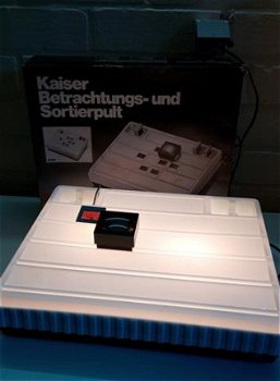 Diaviewer en -sorteerbox (lightbox) - Kaiser Fototechnik Betrachtungs- & Sortierpult - 1