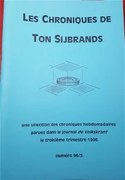 Les Chroniques de Ton Sijbrands, 96/3 - 1