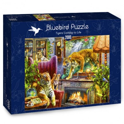 Bluebird Puzzle - Tigers Coming to Life - 2000 Stukjes - Afbeelding 2