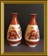 Twee oude Japanse porseleinen vaasjes - 7 - Thumbnail