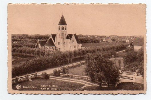 D006 Knokke Zoute Kerk en Villas / Belgie - 1