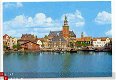 D009 Leer / Hafen mit Rathaus / Duitsland - 1 - Thumbnail