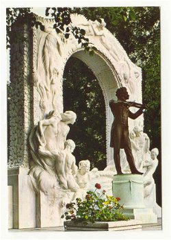 D027 Johann Strauss Denkmal / Oostenrijk - 1
