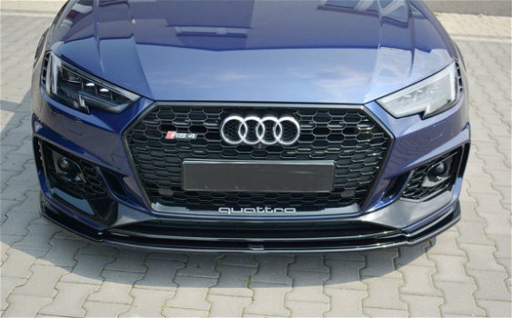 Audi RS4 B9 Avant Voorspoiler Spoiler Splitter Versie 2 - 7