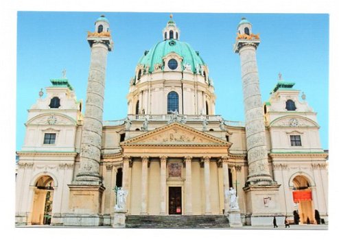 D066 Wien Wenen Karlskirche / Oostenrijk - 1