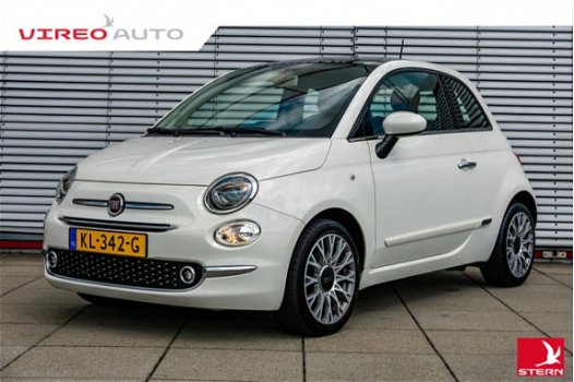 Fiat 500 - 80 TWINAIR TURBO LOUNGE NIEUW MODEL - AIRCO - NAVI - BLUETOOTH - 1