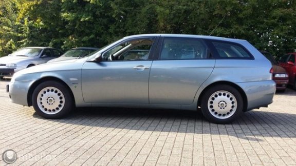 Alfa Romeo 156 Sportwagon - - 1.9 JTD AZZURO GABBIANO APK/LEDER/AIRCO - 1