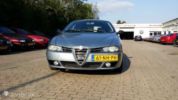 Alfa Romeo 156 Sportwagon - - 1.9 JTD AZZURO GABBIANO APK/LEDER/AIRCO - 1