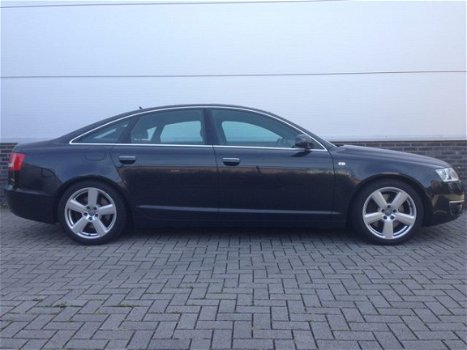 Audi A6 - 3.0 TDI quattro Pro Line 224pk Automaat S-Line, Zwart leder, navigatie, xenon, trekhaak - 1