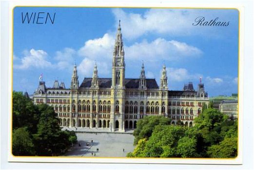 D073 Wenen Wien Vienna Rathaus Oostenrijk - 1