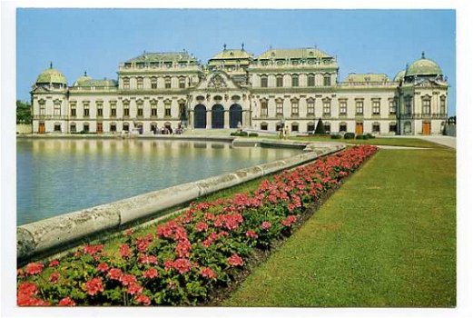 D074 Wenen Wien Vienna Schloss Belvedere Oostenrijk - 1