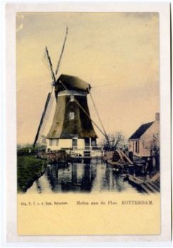 D080 Rotterdam Molen aan de Plas / Repro - 1