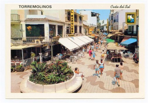 D083 Torremolinos Costa del Sol Plaza de San Miguel / Spanje - 1