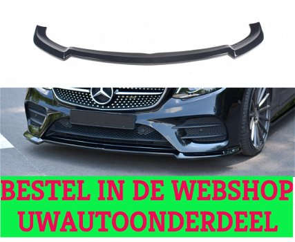 Mercedes E Klasse Coupe W213 Amg line Voorspoiler Spoiler V2 - 1