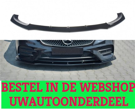 Mercedes E Klasse Coupe W213 Amg line Voorspoiler Spoiler V1 - 1