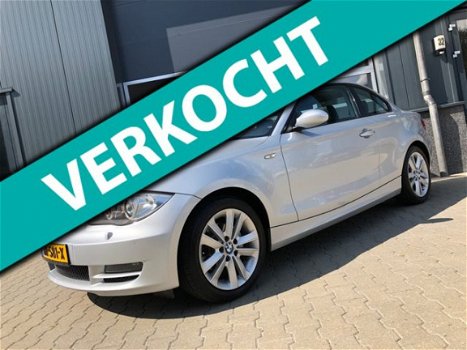 BMW 1-serie Coupé - 120D Aut Xenon Navi Schuifdak Sportstoelen Leder 120d High Executive - 1