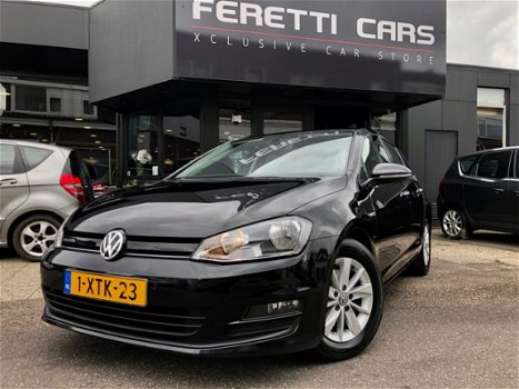 Volkswagen Golf - 1.6 TDI BLUEMOTION COMFORTLINE NAVI AIRCO 6VERSN LMV PDC - 1