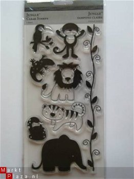 the paper company clear stamp jungle - 1