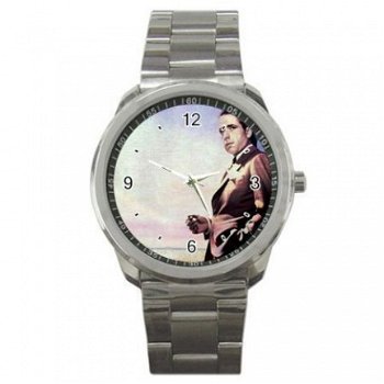 Humphrey Bogart Stainless Steel Horloge - 1