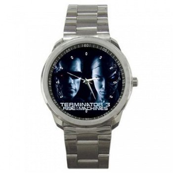 Arnold Schwarzenegger/Terminator 2 Stainless Steel Horloge - 1