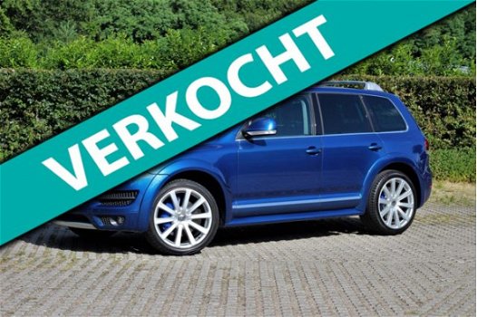 Volkswagen Touareg - 5.0 V10 TDI R50 Biscay Blau Perleffekt LUCHTVERING | ACC | |TREKHAAK Passat R36 - 1