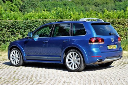 Volkswagen Touareg - 5.0 V10 TDI R50 Biscay Blau Perleffekt LUCHTVERING | ACC | |TREKHAAK Passat R36 - 1