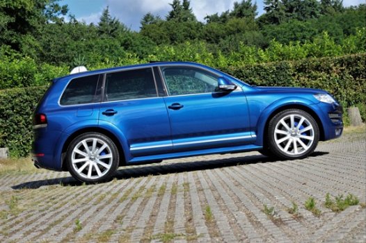 Volkswagen Touareg - 5.0 V10 TDI R50 Biscay Blau Perleffekt LUCHTVERING | ACC | |TREKHAAK Passat R36 - 1