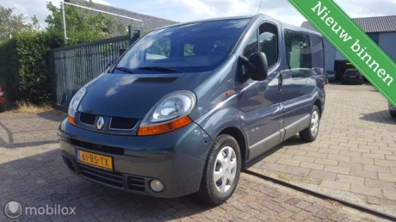 Renault Trafic - bestel 2.5 dCi DUBBEL CABINE/AIRCO/TREKHAAK - 1