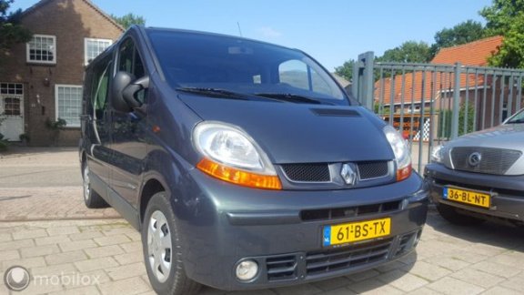 Renault Trafic - bestel 2.5 dCi DUBBEL CABINE/AIRCO/TREKHAAK - 1