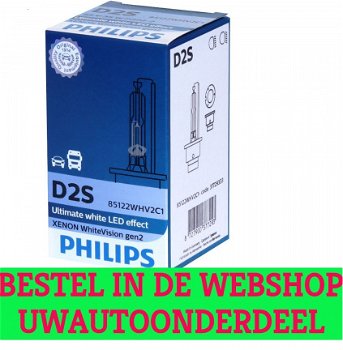 Philips D2S 85122WHV2 Whitevision GEN2 Xenon lamp 5000K - 1