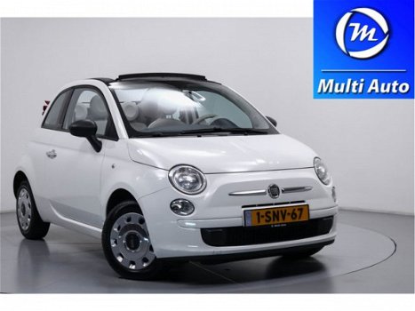 Fiat 500 C - 1.2 Half-Leder PDC Elektrisch Dak Elektrische Ramen - 1