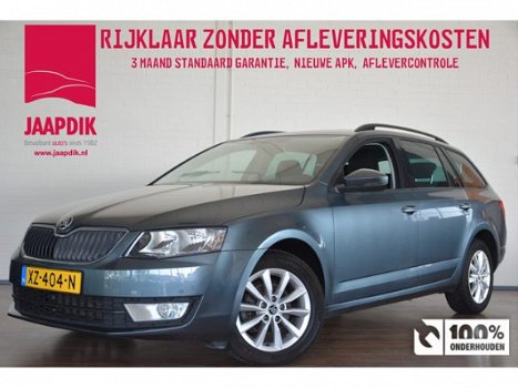 Skoda Octavia Combi - 1.6 TDI Greentech Style AUTOMAAT NAVI / CLIMA / CRUISE / LMV / PDC / DAKRAILS - 1