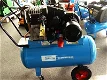 Power compressor 4,1 PK 400 V 2cyl.100l tank,aanzuig 480 l - 1 - Thumbnail